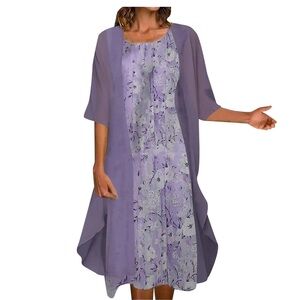 Elegant Lavender Women's Cardigan 0012